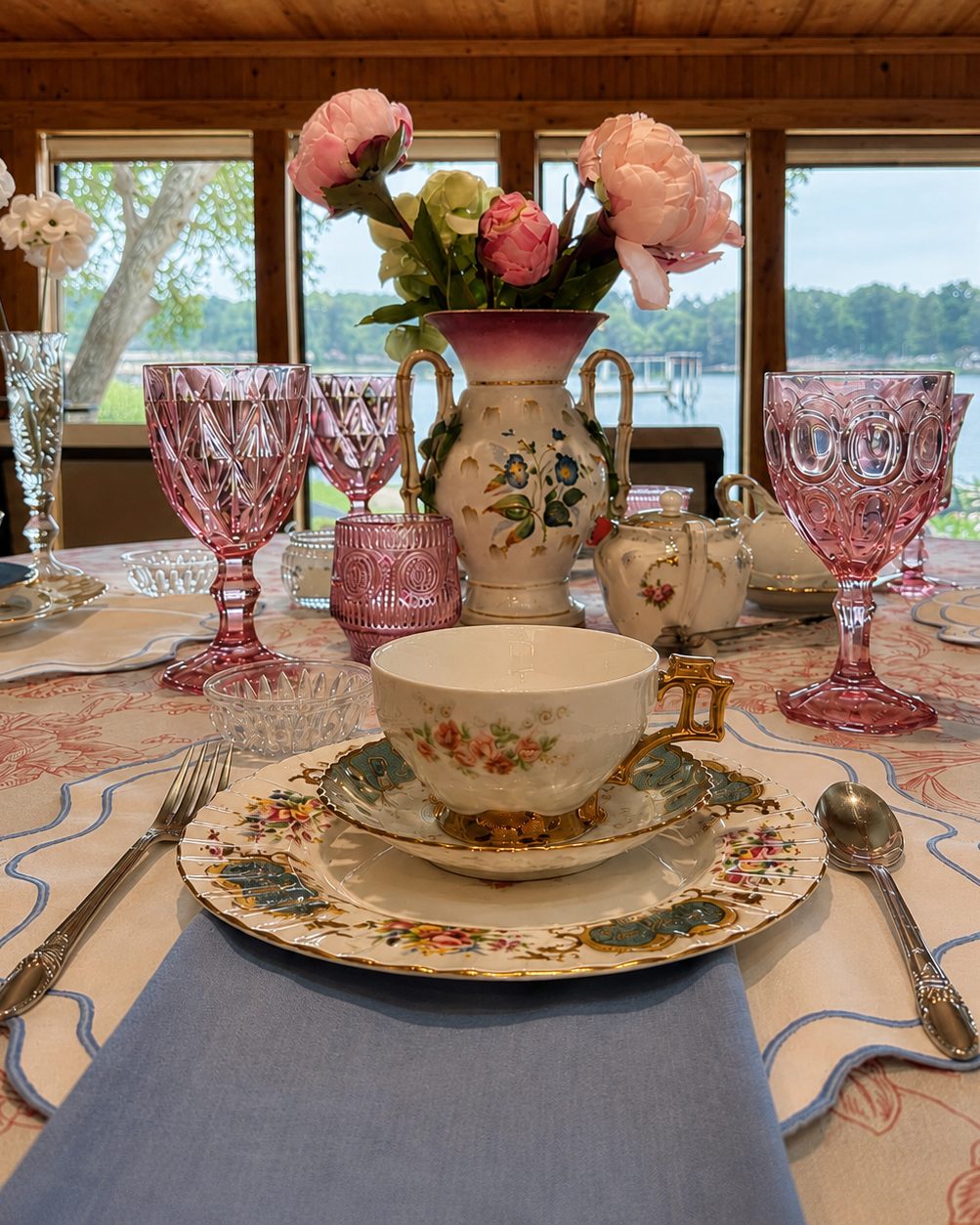 Vintage tea service